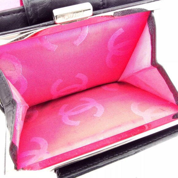 Chanel purses Kanbonrain Black White White Pink Ladies Authentic - Picture 11 of 16